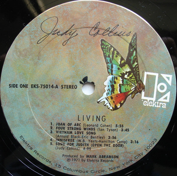 Judy Collins - Living *PITMAN* | Near Mint (NM) Excellent (EX)
