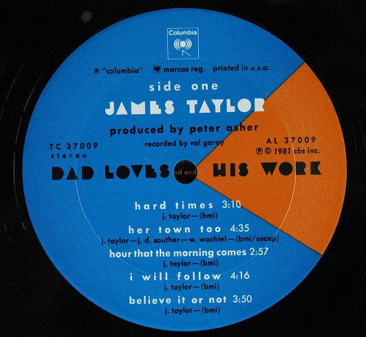 James Taylor (2) - Dad Loves His Work *SANTA MARIA* | Near Mint (NM) Excellent (EX)