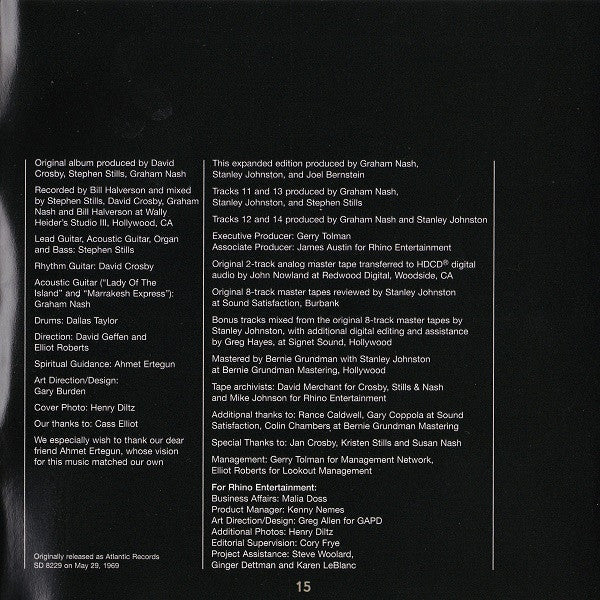 Crosby, Stills & Nash - Crosby, Stills & Nash (CD) | Near Mint (NM) Near Mint (NM)