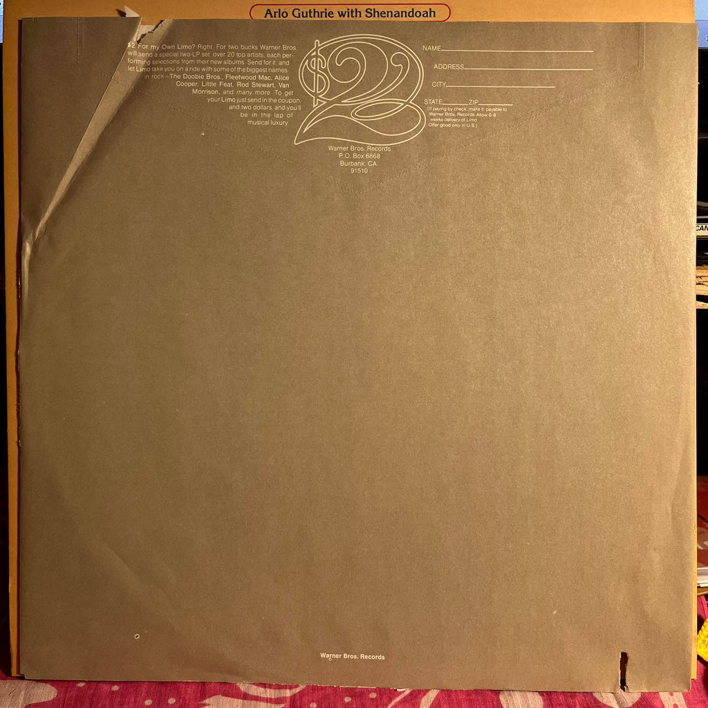 Arlo Guthrie - One Night | Near Mint (NM) Excellent (EX)