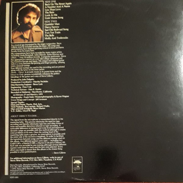 Steve Gillette - Alone... Direct *DIRECT-TO-DISK* | Near Mint (NM) Near Mint (NM)