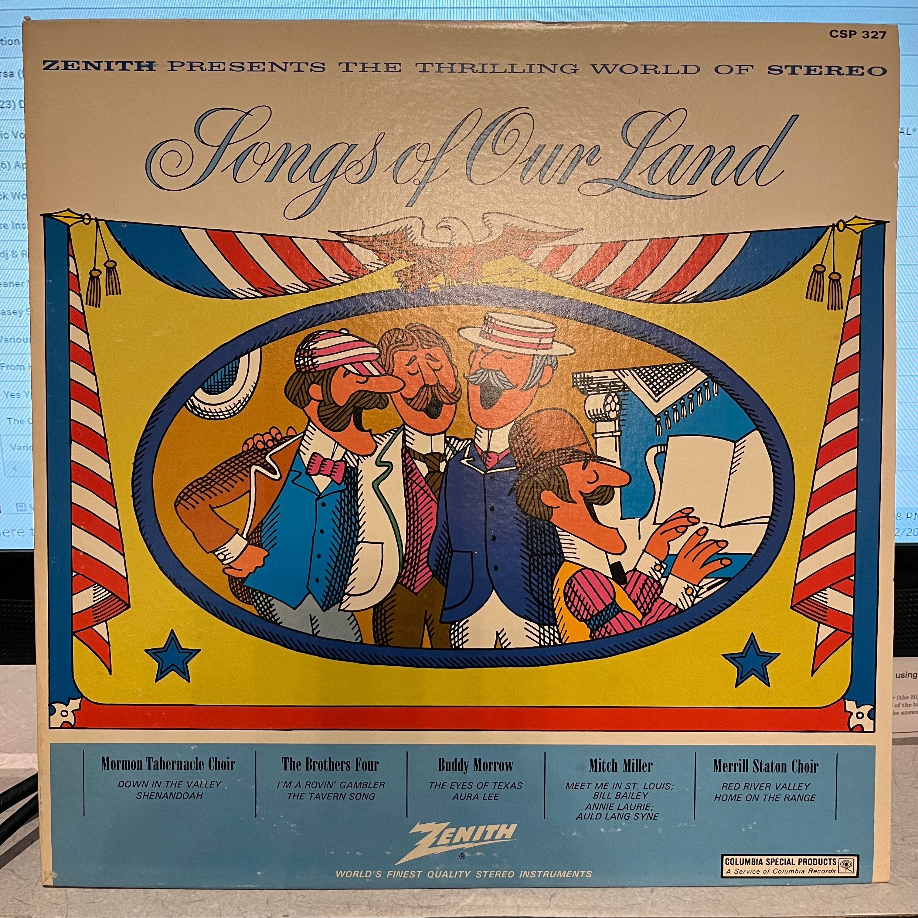 Zenith Presents Songs Of Our Land | Near Mint (NM) Near Mint (NM)