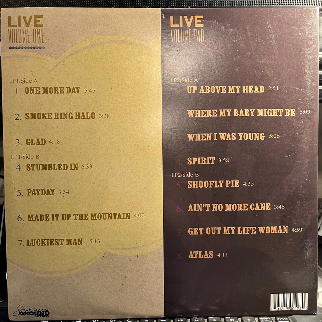 The Wood Brothers - Live Volumes 1 And 2 (2xVINYL)*SIGNED* | Near Mint (NM)