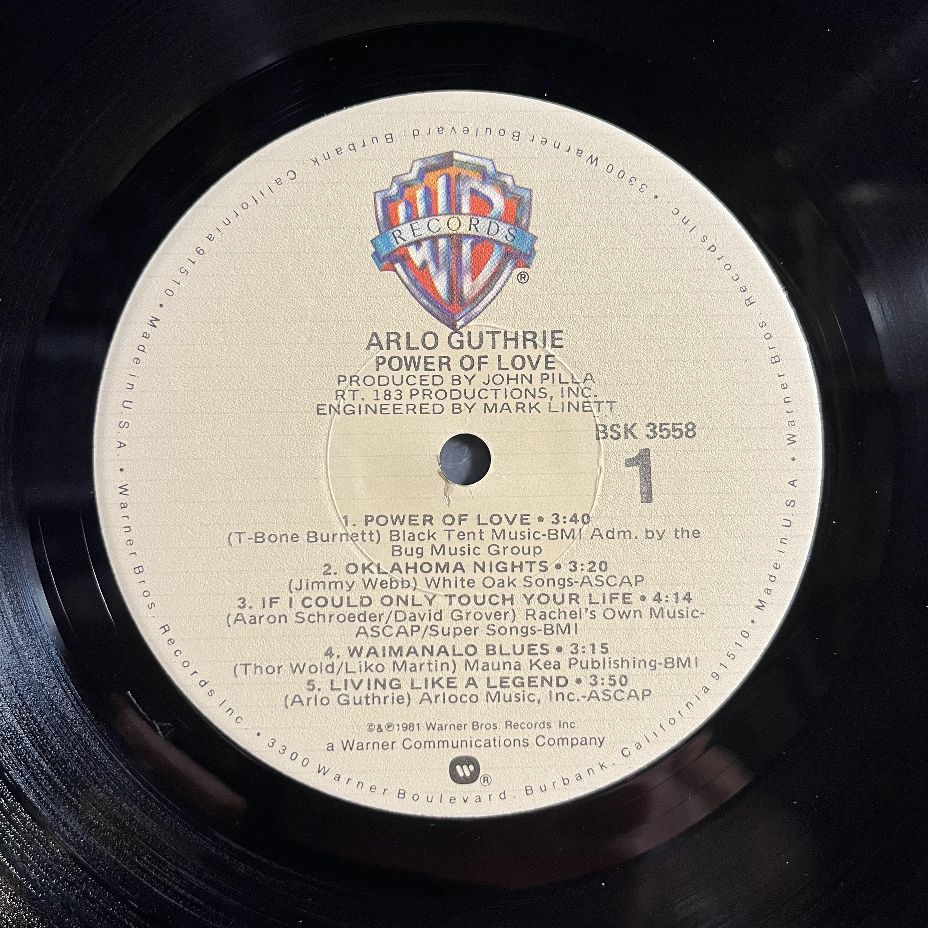 Power Of Love *PROMO/WINCHESTER* | Near Mint (NM) Excellent (EX)