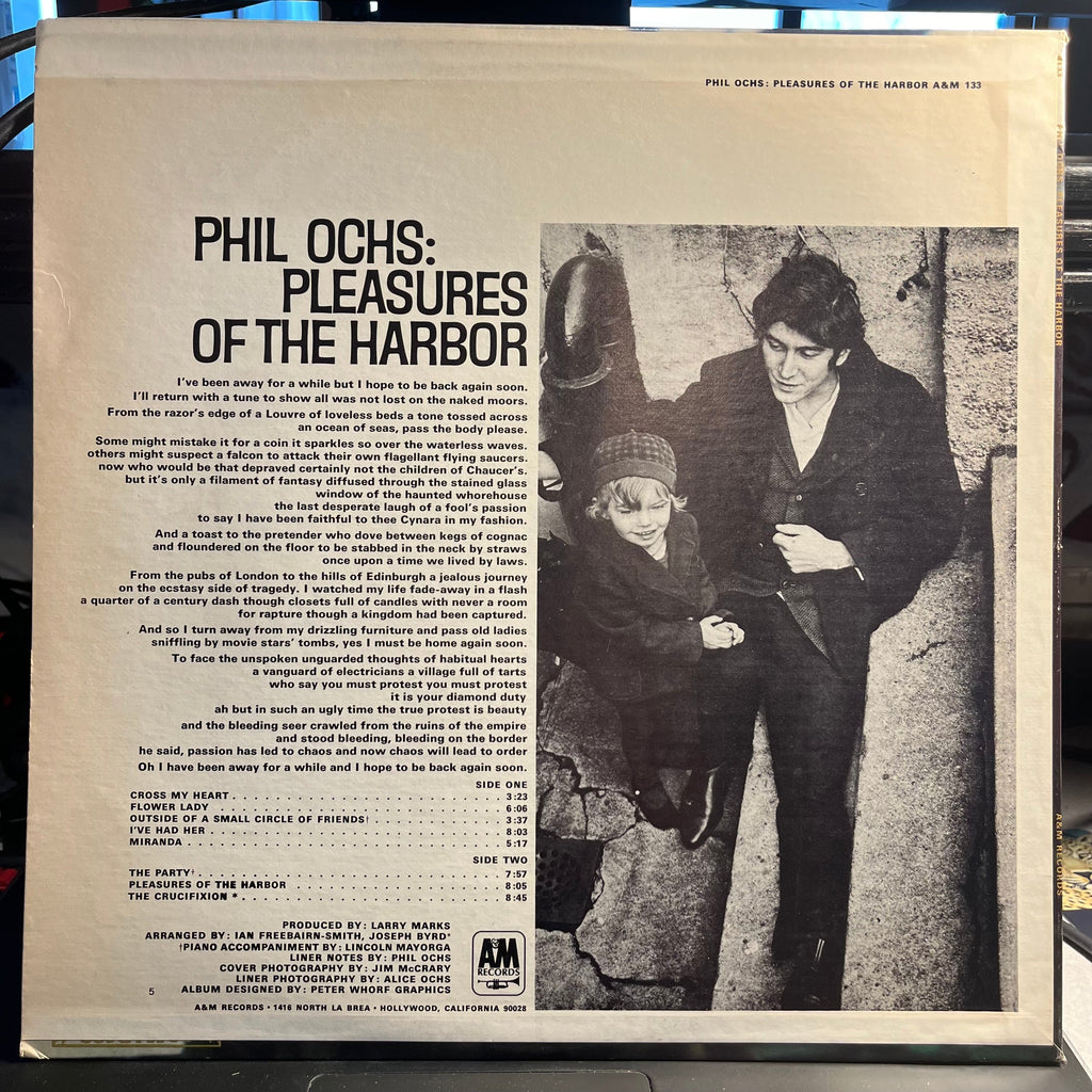 Phil Ochs - Pleasures Of The Harbor *REPRESS* | Near Mint (NM) Excellent (EX)