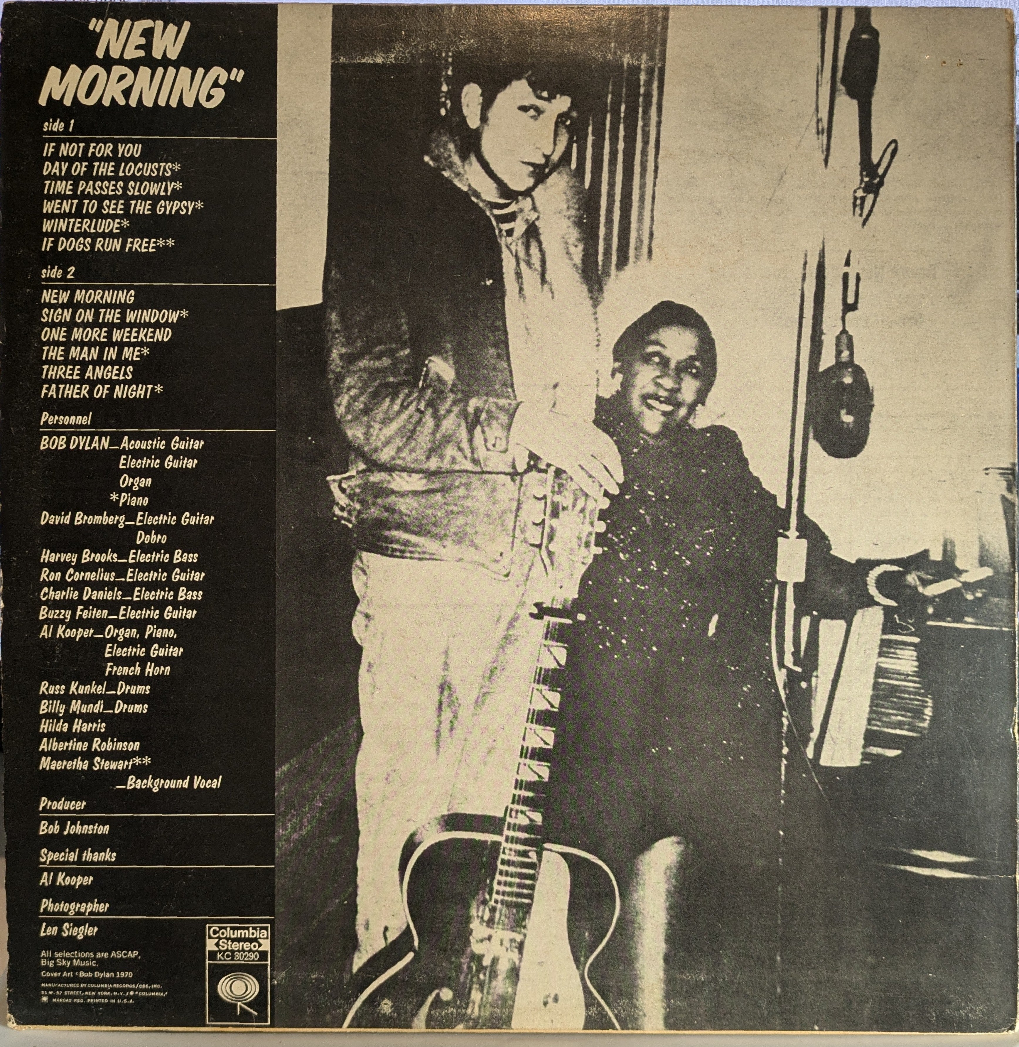 Bob Dylan - New Morning (VINYL) | Very Good Plus (VG+) Very Good Plus (VG+)