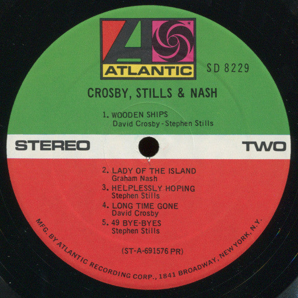 Crosby, Stills & Nash - Crosby, Stills & Nash (VINYL) | Very Good Plus (VG+) Excellent (EX)