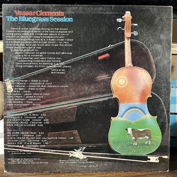 Vassar Clements - The Bluegrass Session (VINYL) | Excellent (EX)
