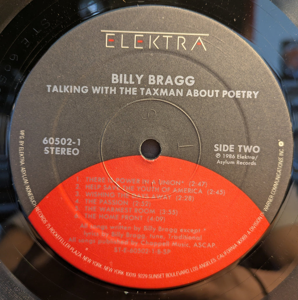 Billy Bragg - Talking With The Taxman About Poetry (VINYL) | Very Good Plus (VG+) Very Good (VG)