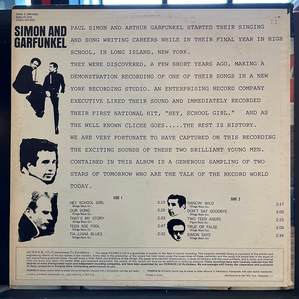 Simon & Garfunkel - Simon & Garfunkel | Very Good Plus (VG+) Excellent (EX)