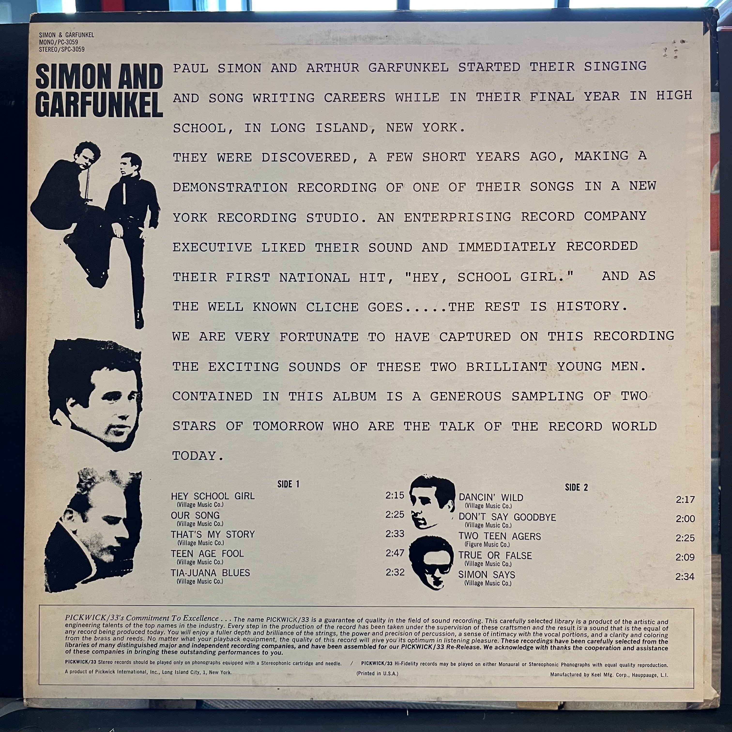 Simon & Garfunkel - Simon & Garfunkel | Very Good Plus (VG+) Excellent (EX)