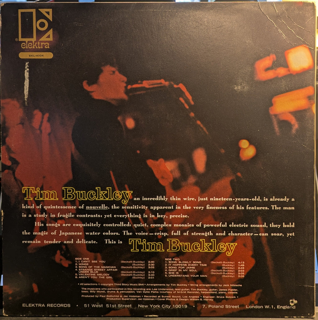 Tim Buckley - Tim Buckley (VINYL) | Very Good Plus (VG+) Excellent (EX)