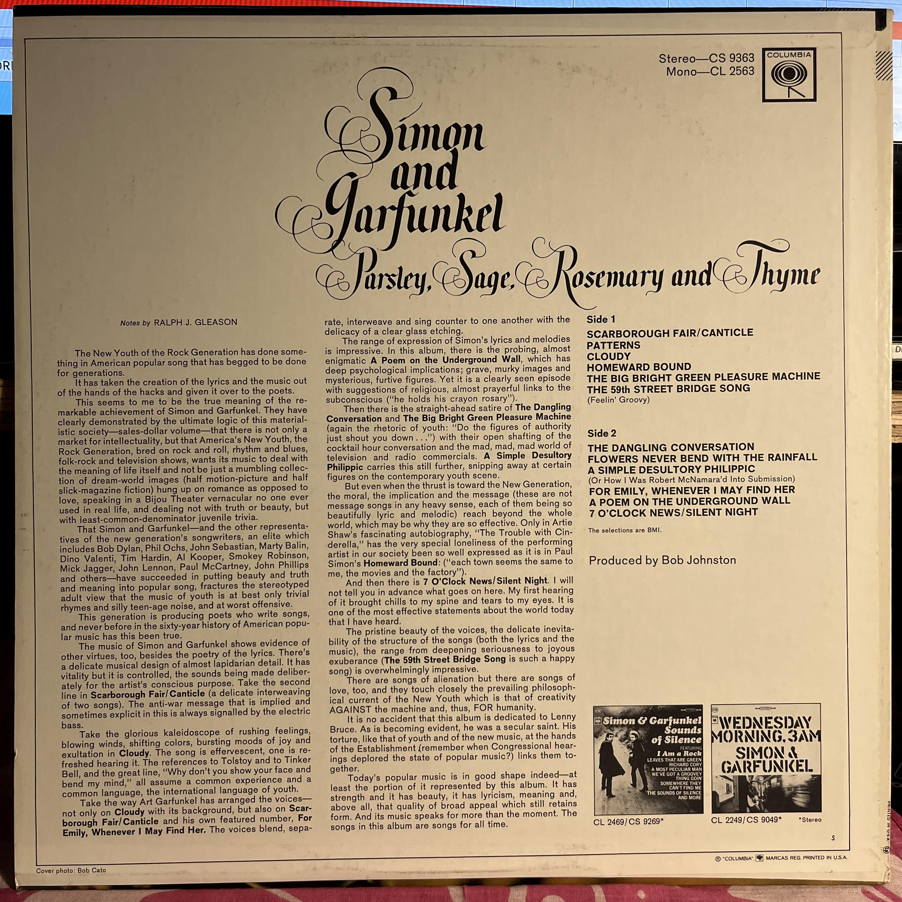 Simon & Garfunkel - Parsley, Sage, Rosemary And Thyme *STEREO* | Very Good Plus (VG+) Near Mint (NM)