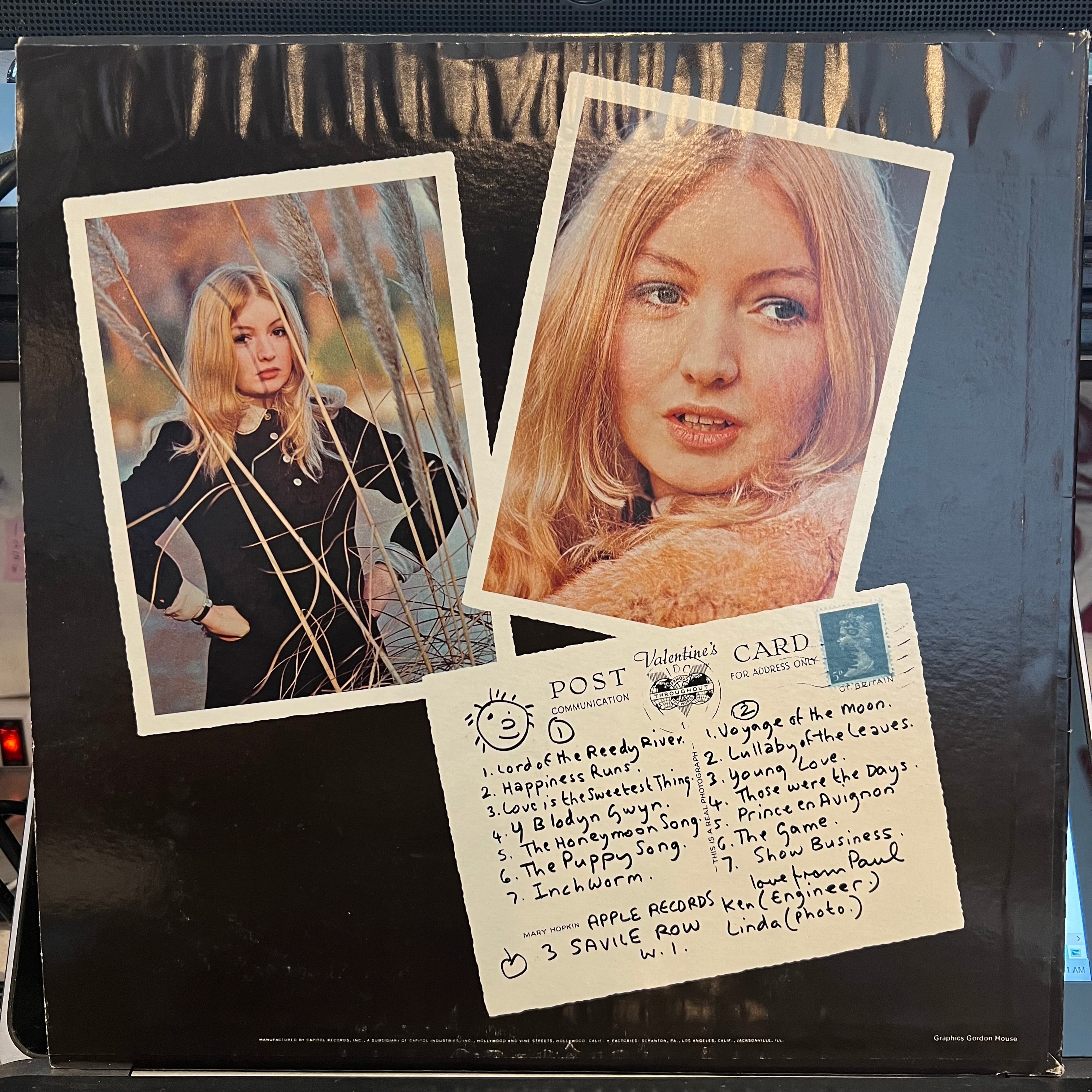 Mary Hopkin - Post Card | Good (G) Very Good Plus (VG+)