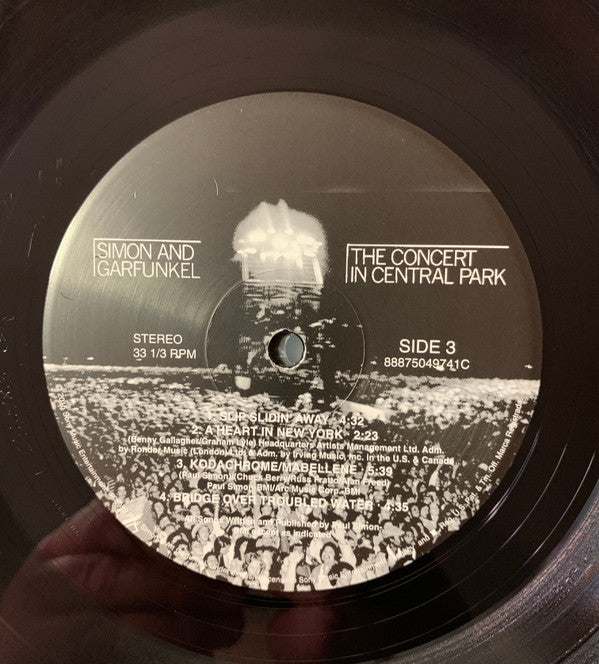 Simon & Garfunkel The Concert In Central Park 2xLP Mint (M) Mint (M)