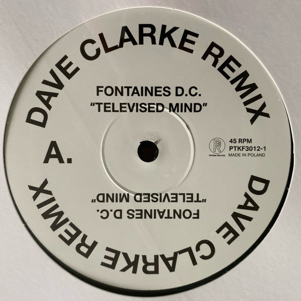 Televised Mind (Dave Clarke Remix) | Mint (M) Mint (M)