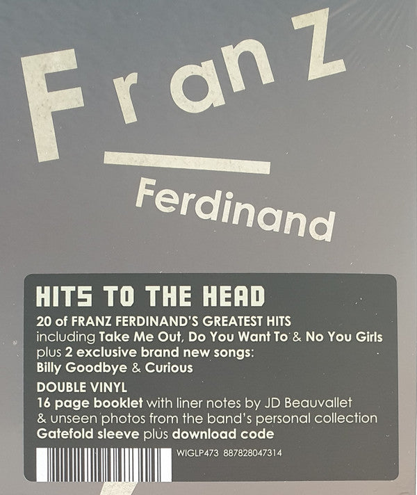 Franz Ferdinand - Hits To The Head | Mint (M) Mint (M)
