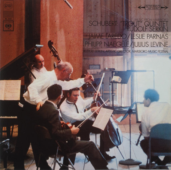 Music From Marlboro Schubert: "Trout" Quintet |