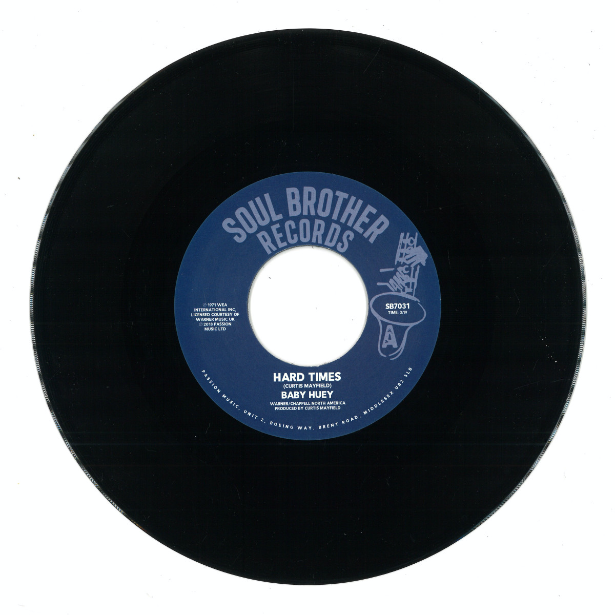 (PRESALE 5/8/26) Hard Times / Listen To Me (VINYL 7") | Mint (M) Generic