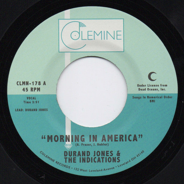 Morning In America / Cruisin' To The Park (7" VINYL) | Mint (M) Mint (M)