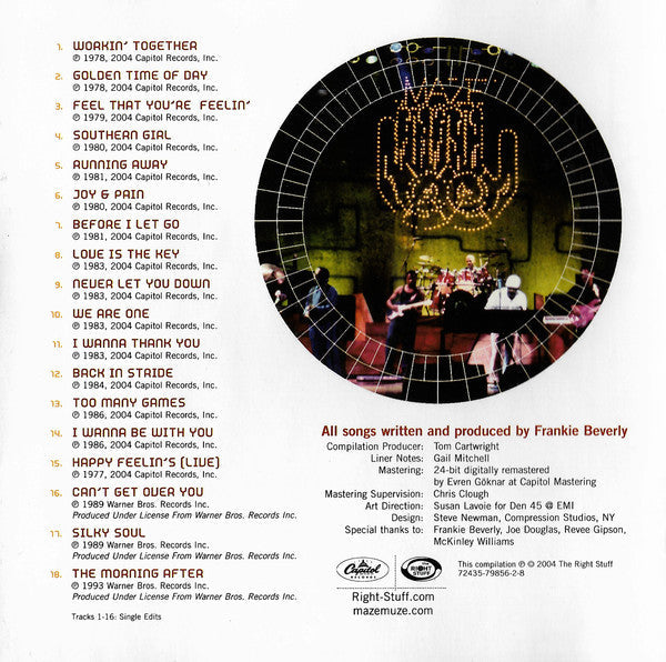 Maze Featuring Frankie Beverly - Greatest Hits (CD) | Mint (M) Mint (M)