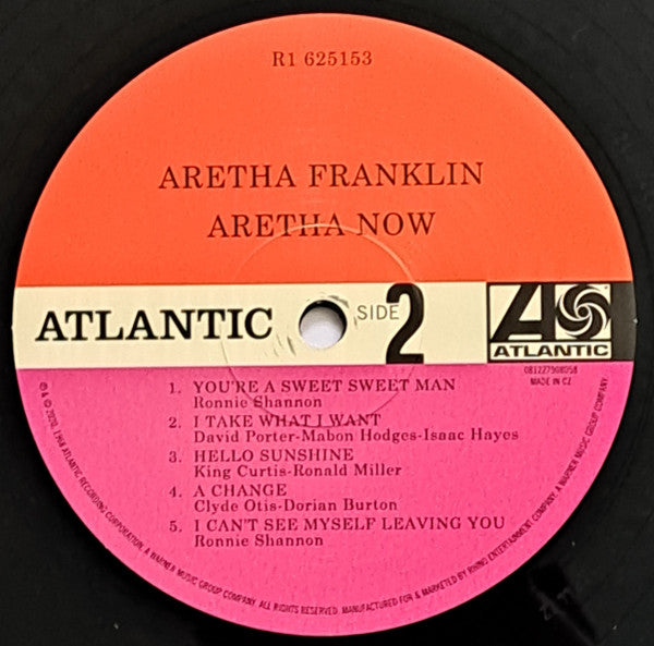 Aretha Now (VMP VINYL) | Mint (M) Mint (M)