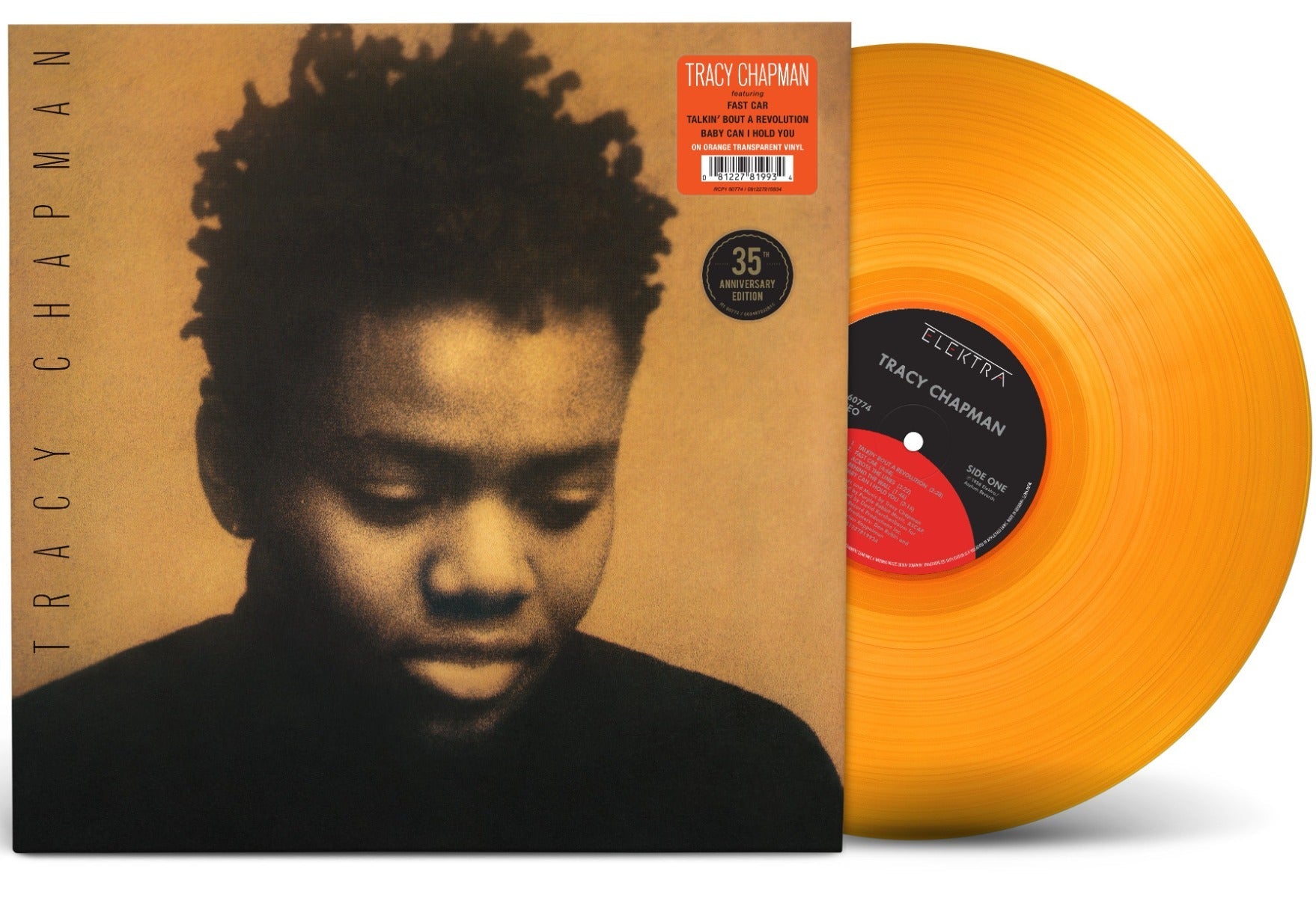 Tracy Chapman (Indie Exclusive, Orange Transparent Colored Vinyl) | Mint (M) Mint (M)