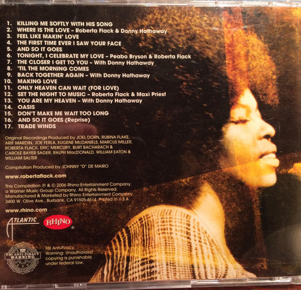 The Very Best Of Roberta Flack (CD) | Mint (M) Near Mint (NM)