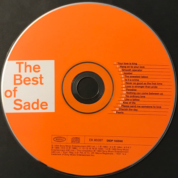 The Best Of Sade (CD) | Mint (M) Mint (M)