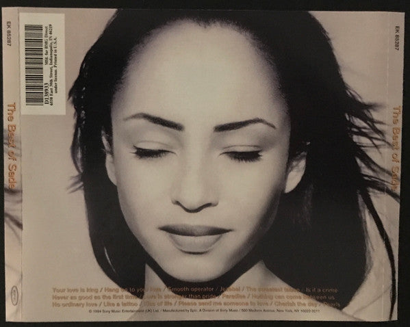 The Best Of Sade (CD) | Mint (M) Mint (M)