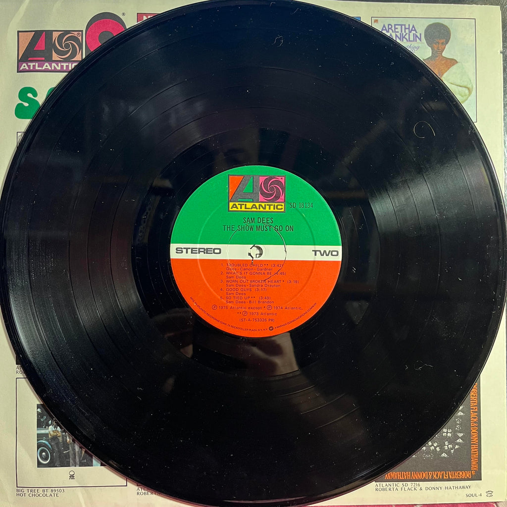 Sam Dees - The Show Must Go On *PRESSWELL/SHRINK* | Excellent (EX) Excellent (EX)