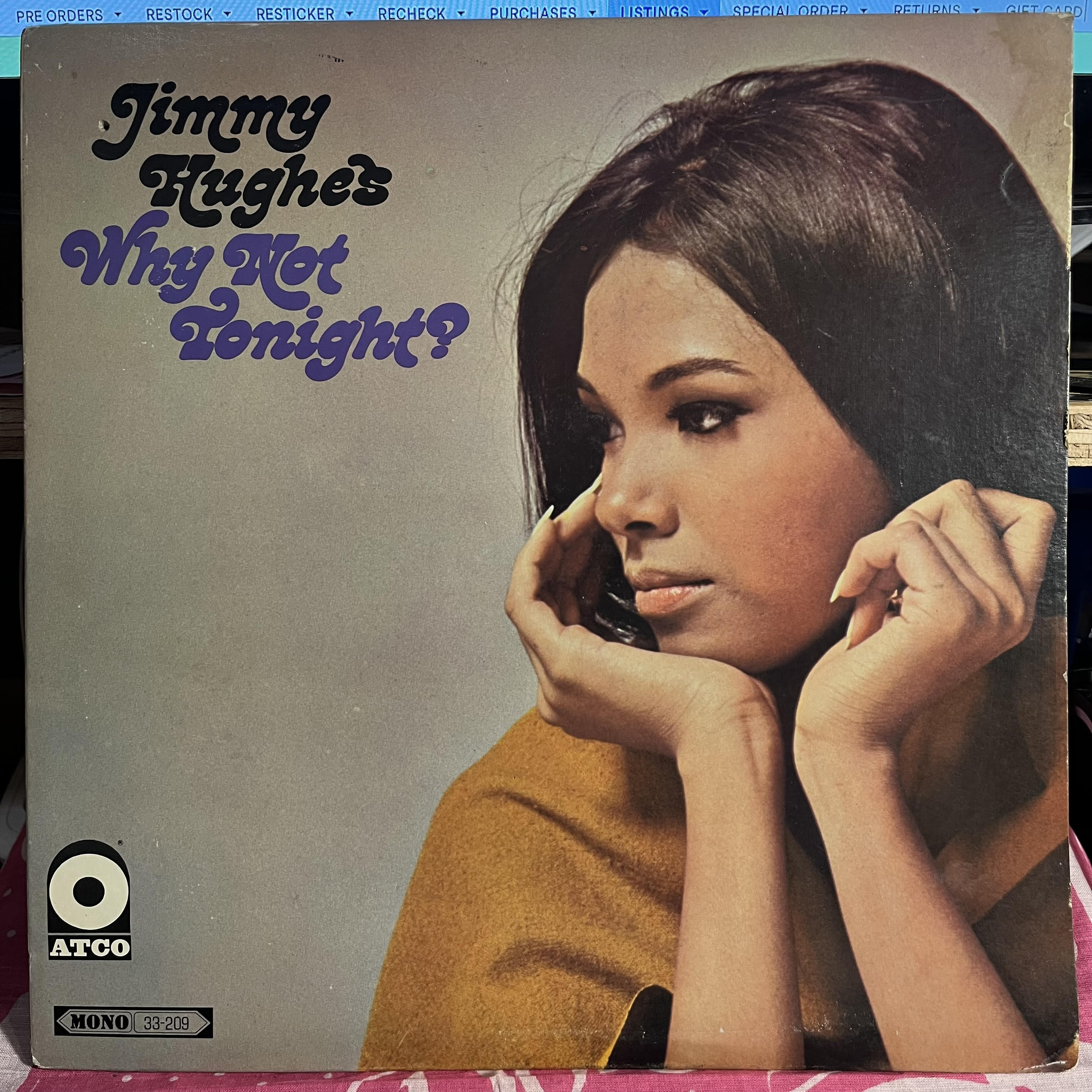 Jimmy Hughes - Why Not Tonight? | Very Good Plus (VG+)