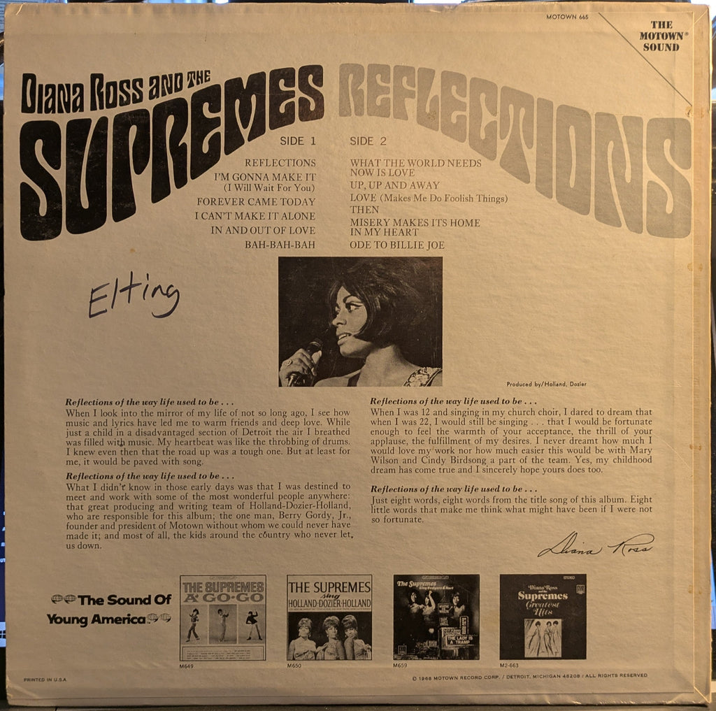 Reflections (VINYL) | Excellent+ (EX+) Near Mint- (NM-)