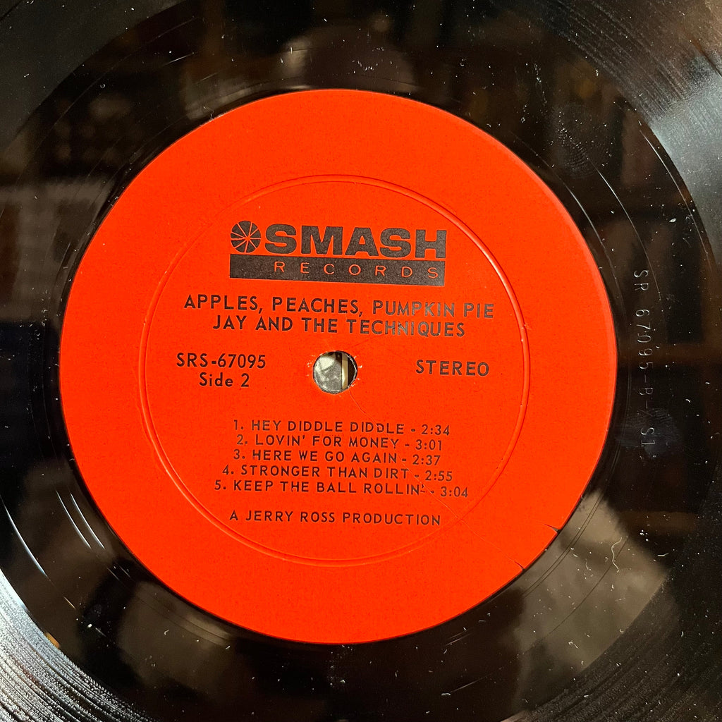 Jay & The Techniques - Apples, Peaches, Pumpkin Pie (VINYL) | Excellent+ (EX+) Excellent (EX)
