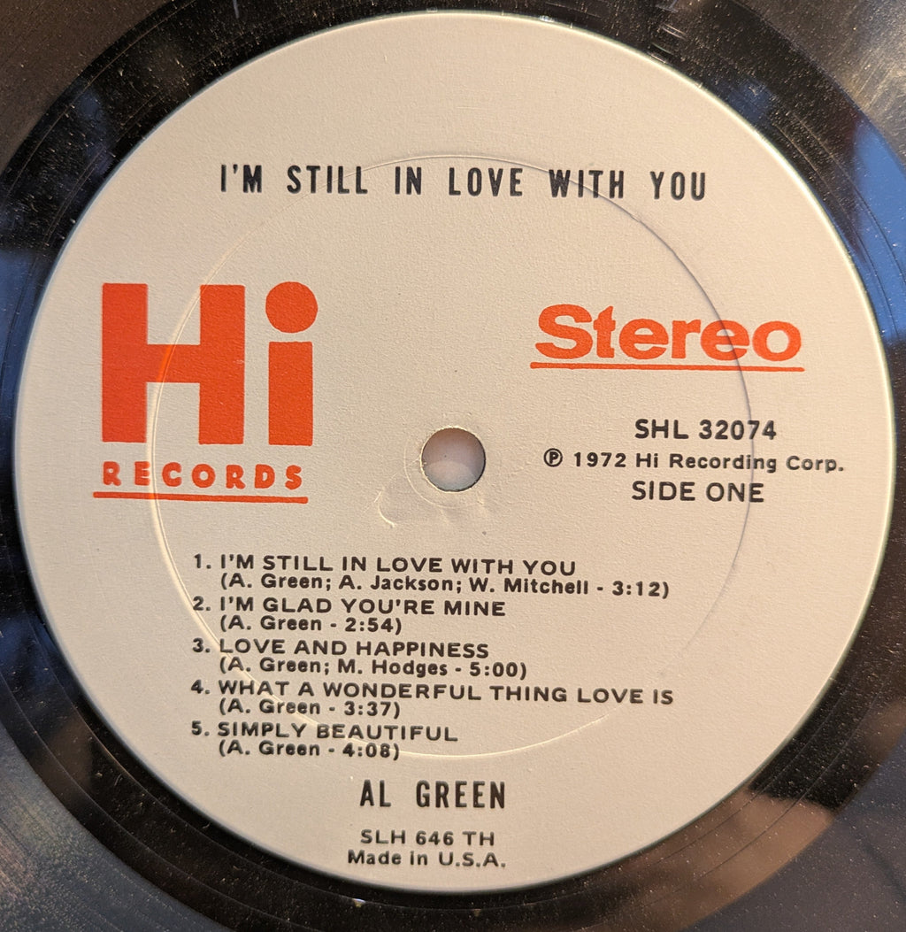 Al Green - I'm Still In Love With You (VINYL) | Excellent+ (EX+) Excellent (EX)
