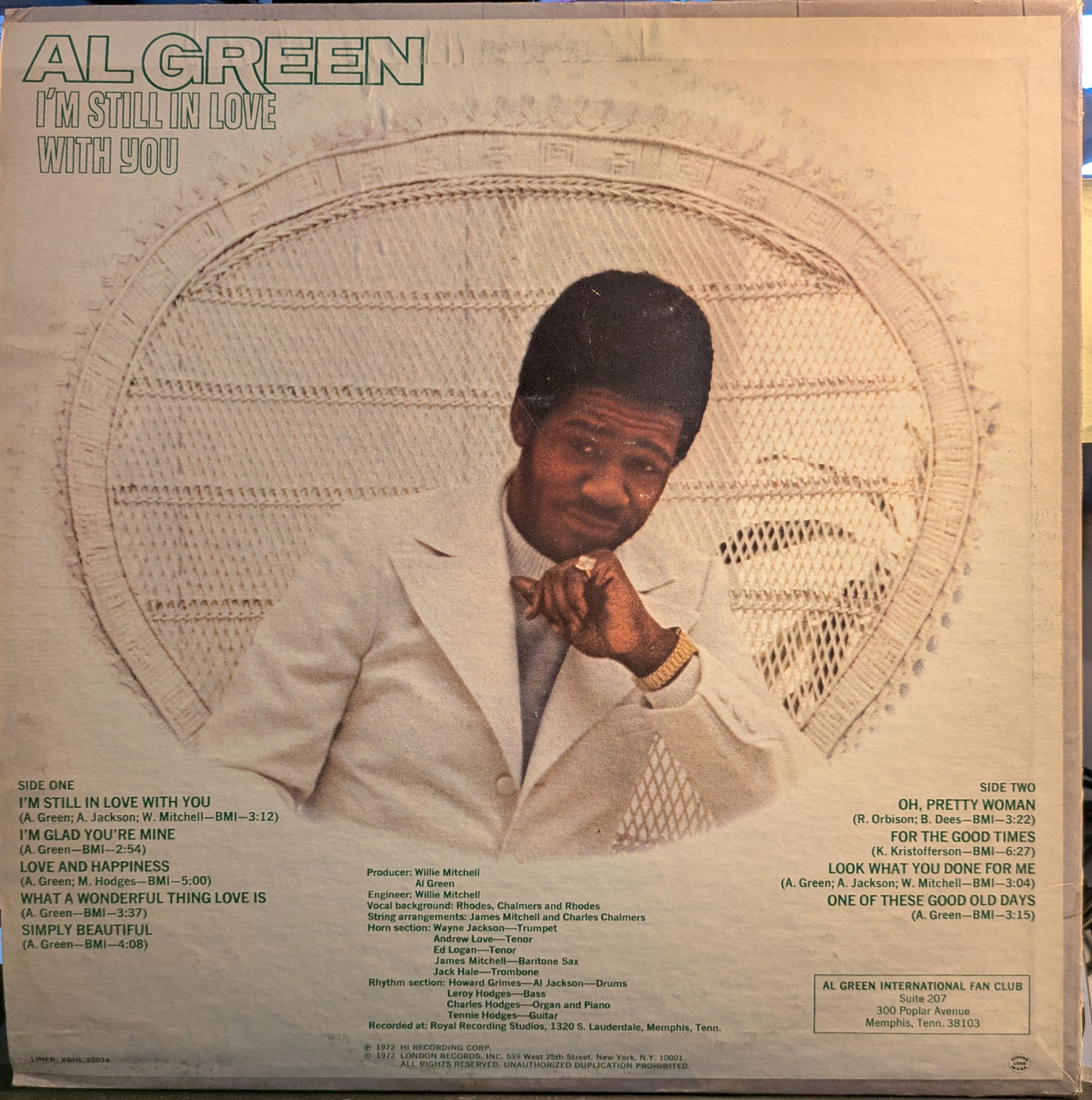 Al Green - I'm Still In Love With You (VINYL) | Excellent+ (EX+) Excellent (EX)