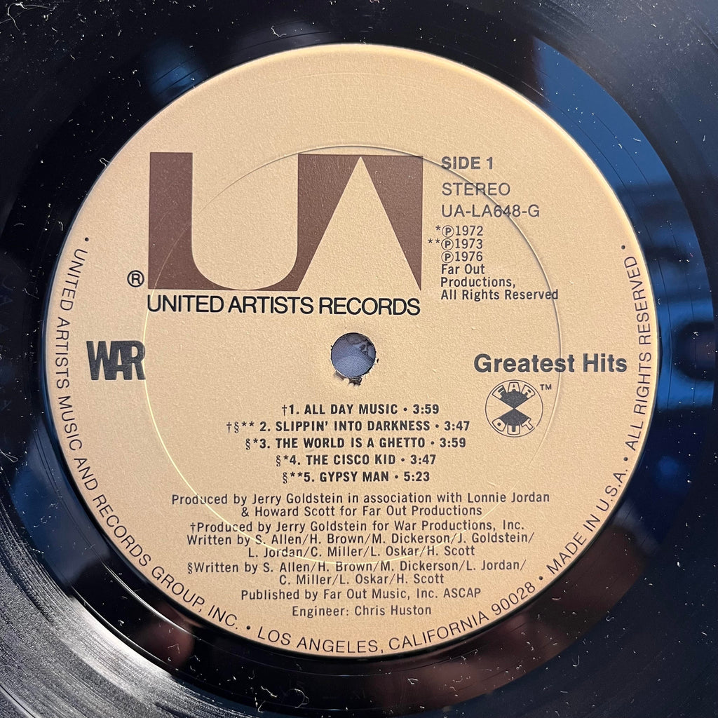 War - Greatest Hits *SHRINK* | Excellent (EX) Near Mint (NM)