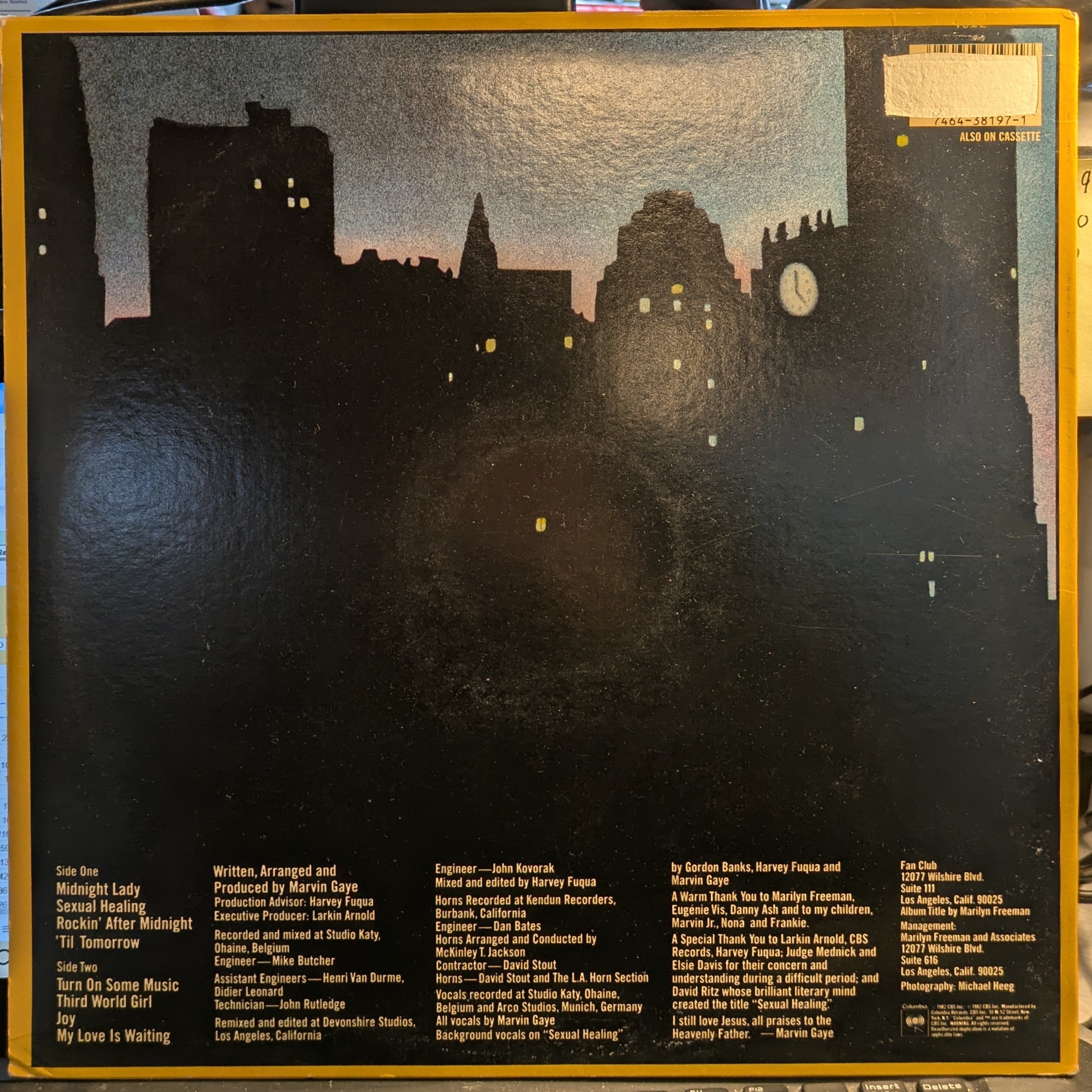 Marvin Gaye - Midnight Love (VINYL) | Excellent+ (EX+) Excellent+ (EX+)
