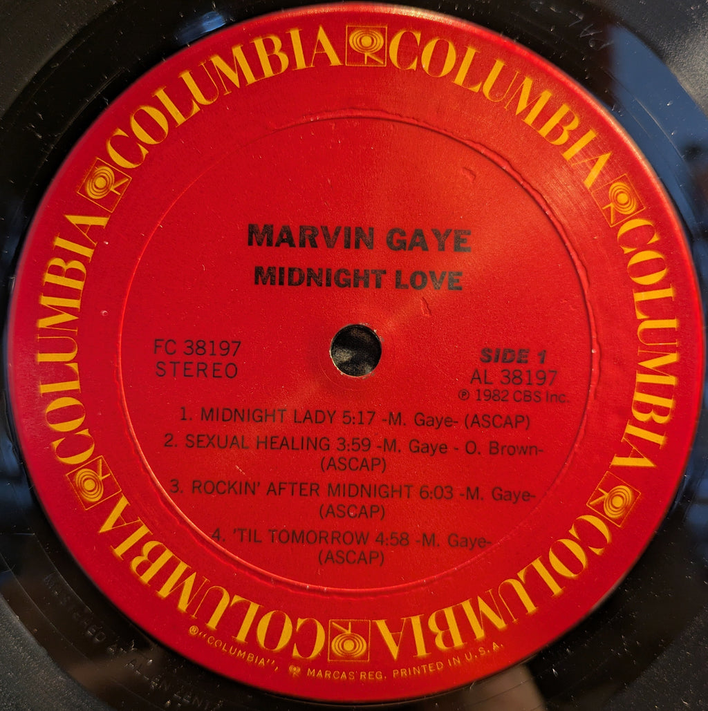 Marvin Gaye - Midnight Love (VINYL) | Excellent+ (EX+) Excellent+ (EX+)
