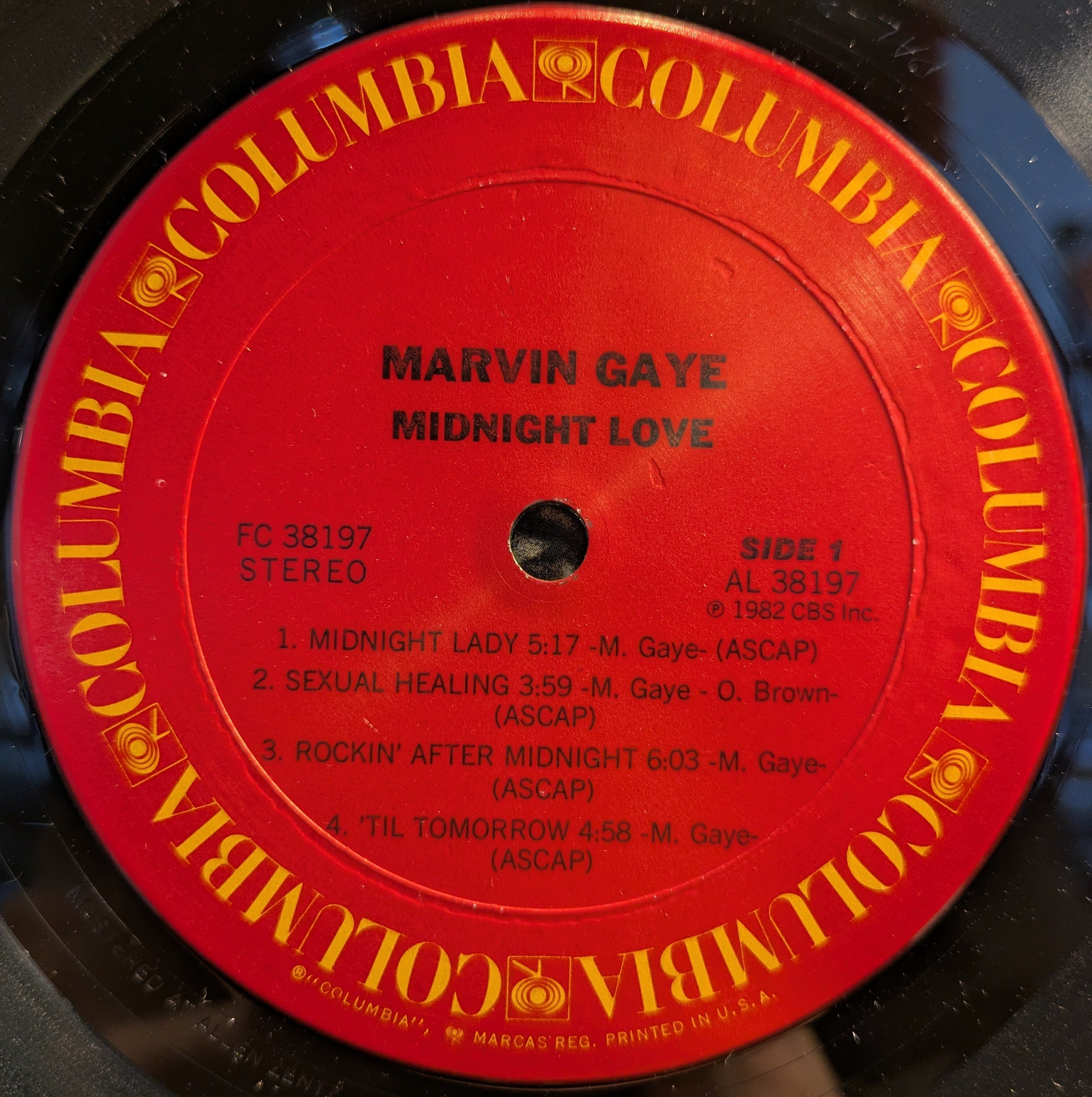 Marvin Gaye - Midnight Love (VINYL) | Excellent+ (EX+) Excellent+ (EX+)