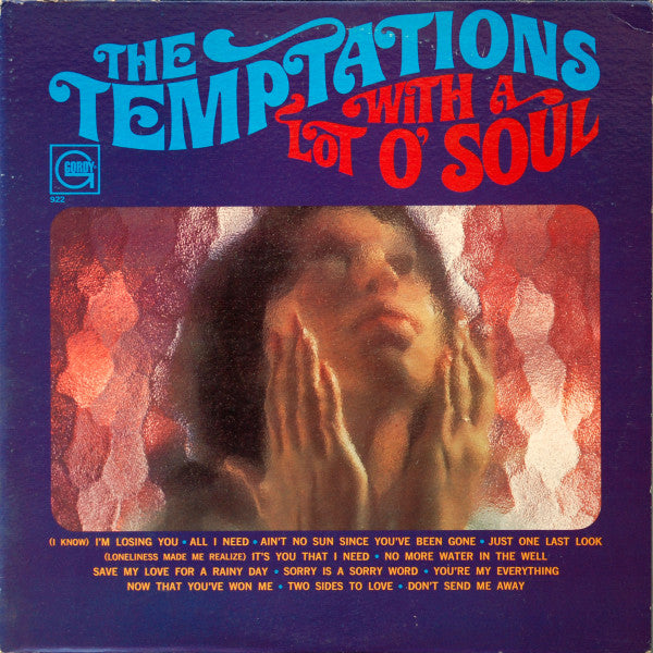 The Temptations - The Temptations With A Lot O' Soul | Excellent (EX) Very Good Plus (VG+)