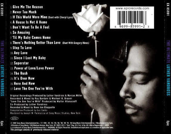 Luther Vandross - The Ultimate (CD) | Excellent+ (EX+) Very Good Plus (VG+)