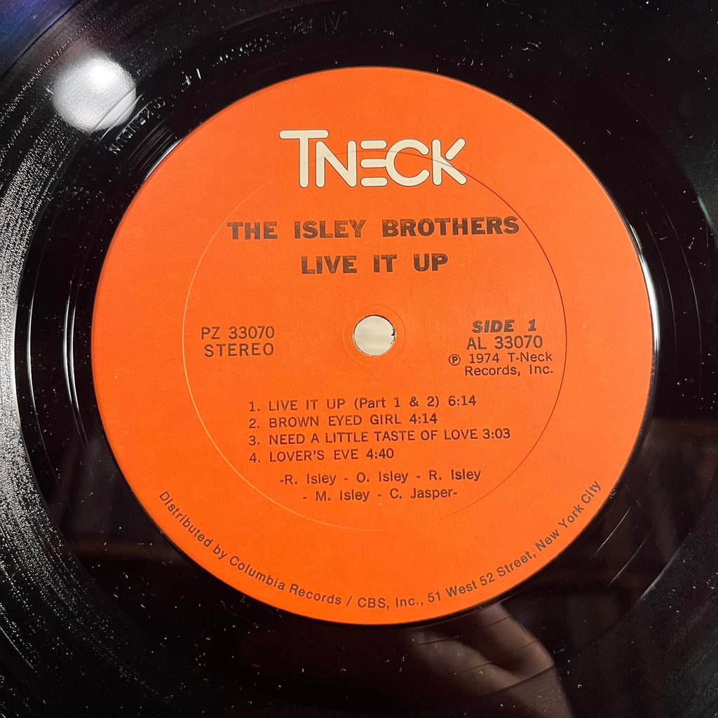 The Isley Brothers - Live It Up *PITMAN* | Excellent (EX) Very Good Plus (VG+)