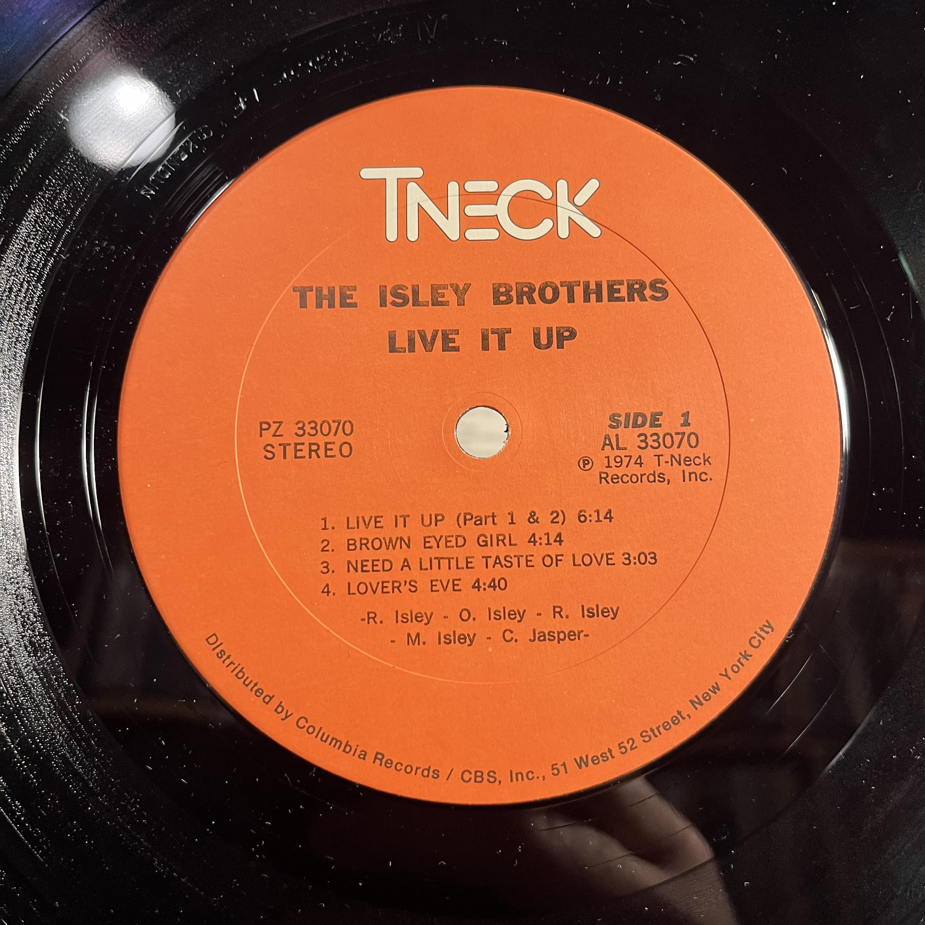 The Isley Brothers - Live It Up *PITMAN* | Excellent (EX) Very Good Plus (VG+)