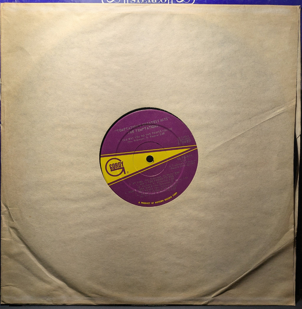 The Temptations - The Temptations Greatest Hits (VINYL) | Excellent (EX) Very Good Plus (VG+)