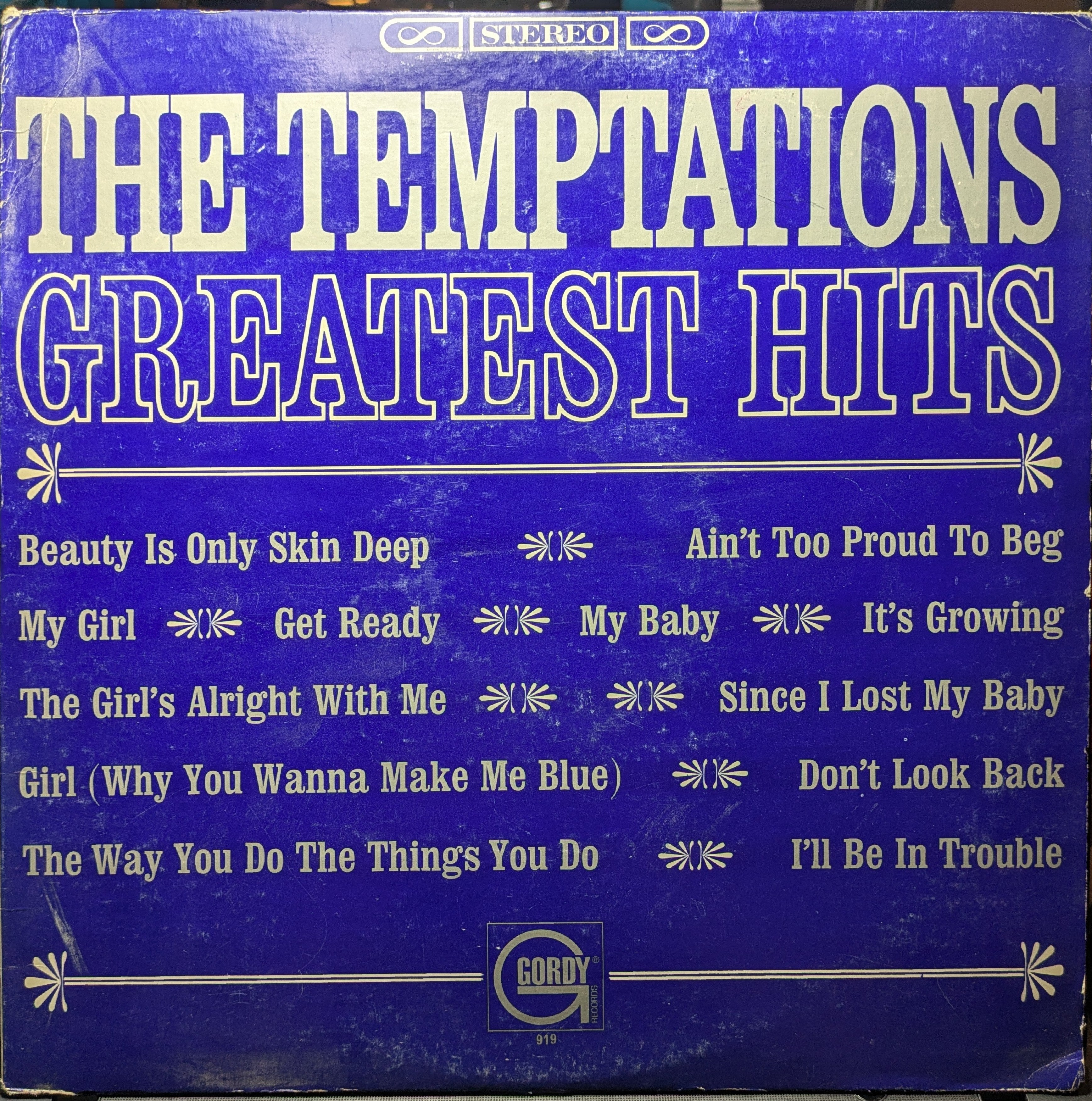 The Temptations - The Temptations Greatest Hits (VINYL) | Excellent (EX) Very Good Plus (VG+)