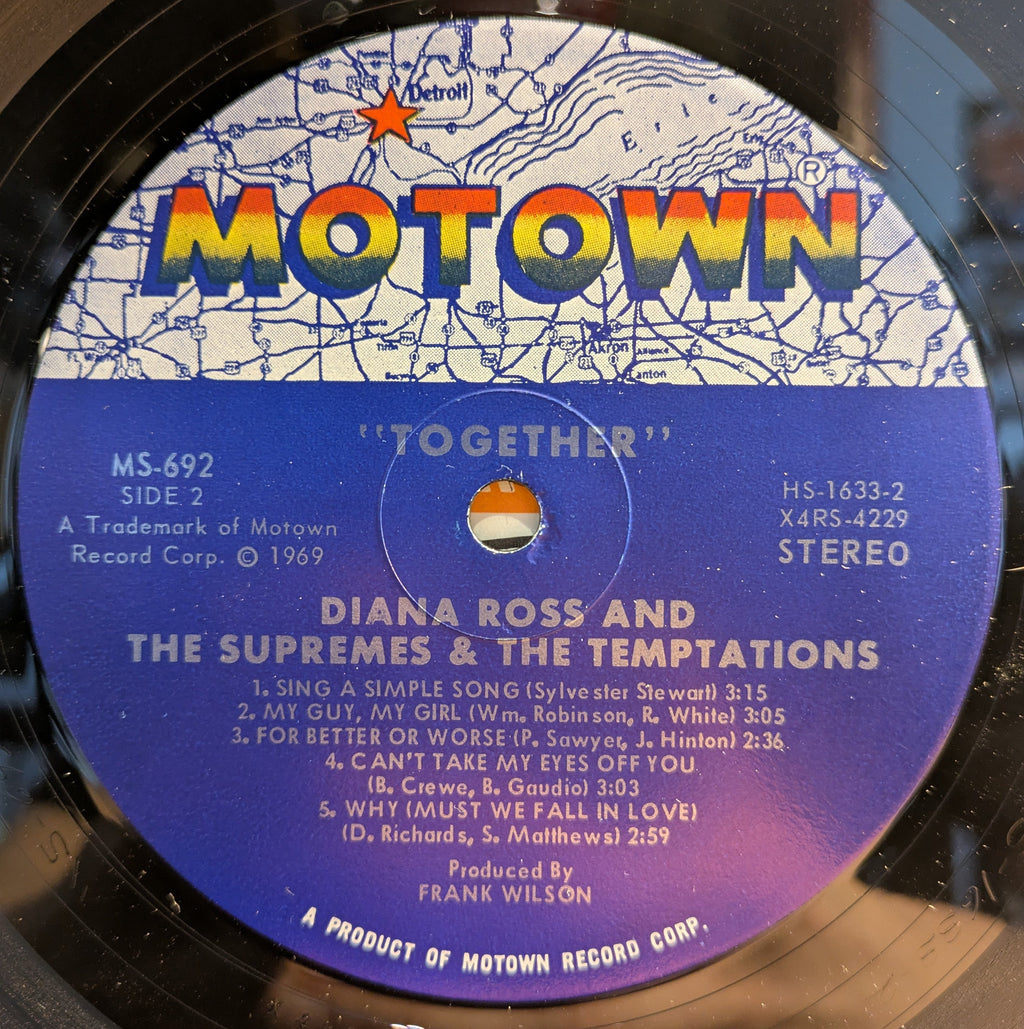 The Supremes - Together (VINYL) | Excellent (EX) Excellent+ (EX+)