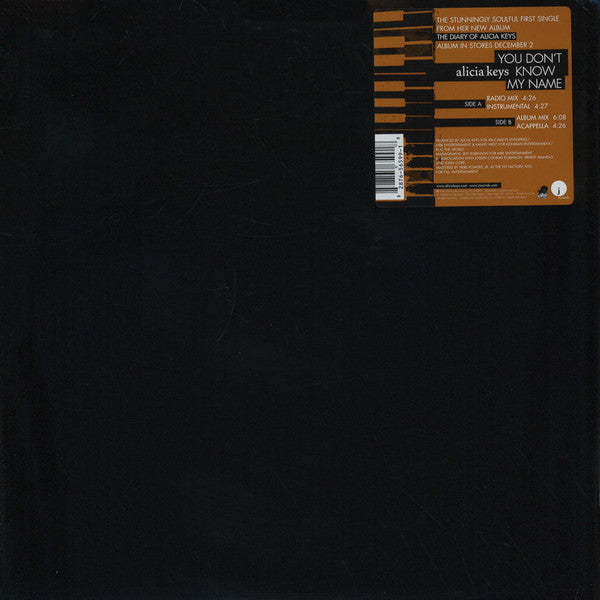Alicia Keys - You Don't Know My Name (VINYL) | Excellent (EX) Generic