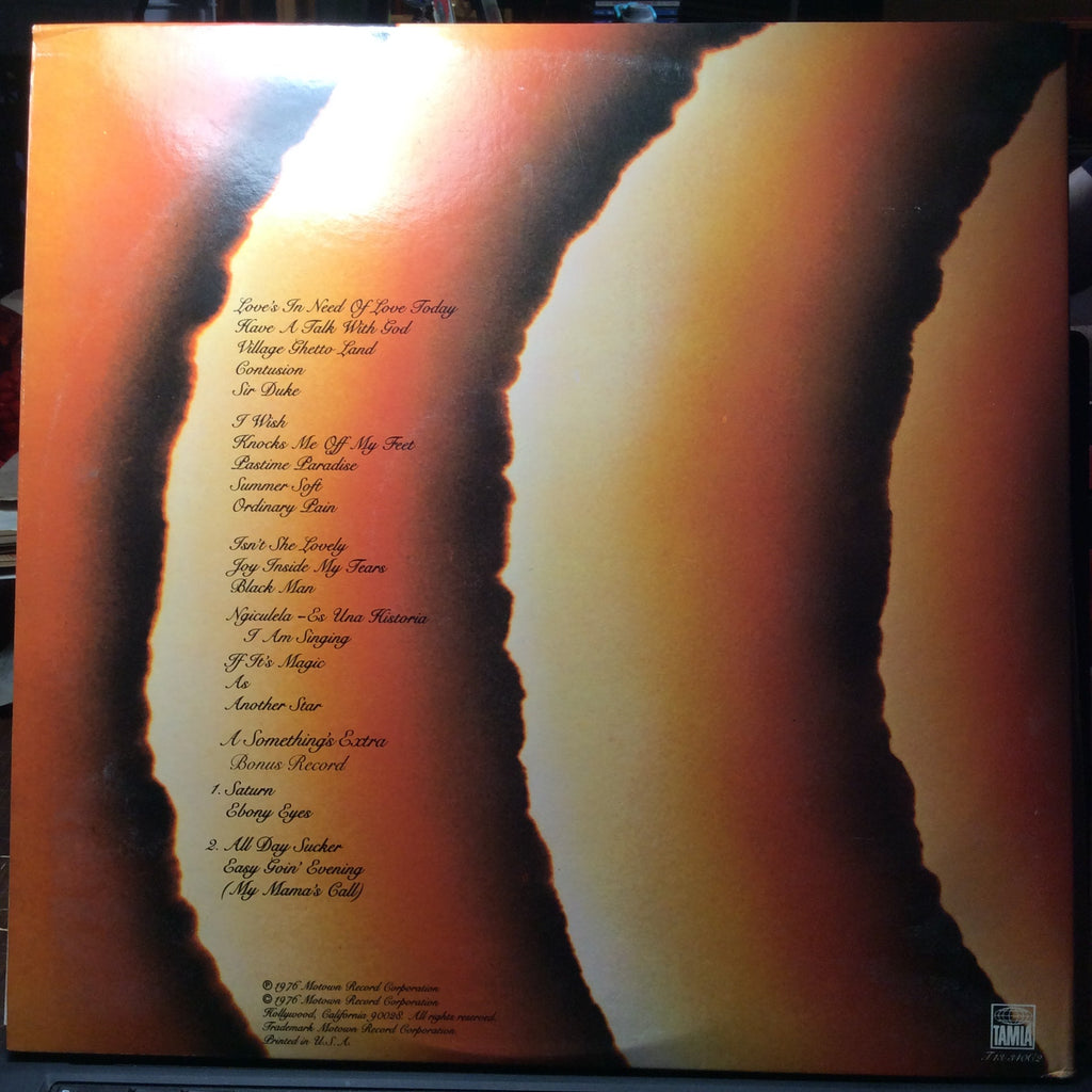 Stevie Wonder - Songs In The Key Of Life (2xVINYL) *W BOOKLET, NO 7"* | Excellent (EX) Excellent+ (EX+)
