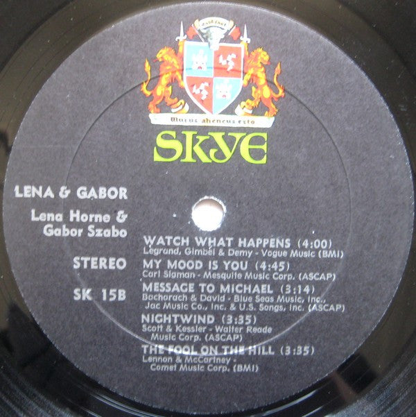 Lena Horne - Lena & Gabor | Excellent (EX) Near Mint (NM)